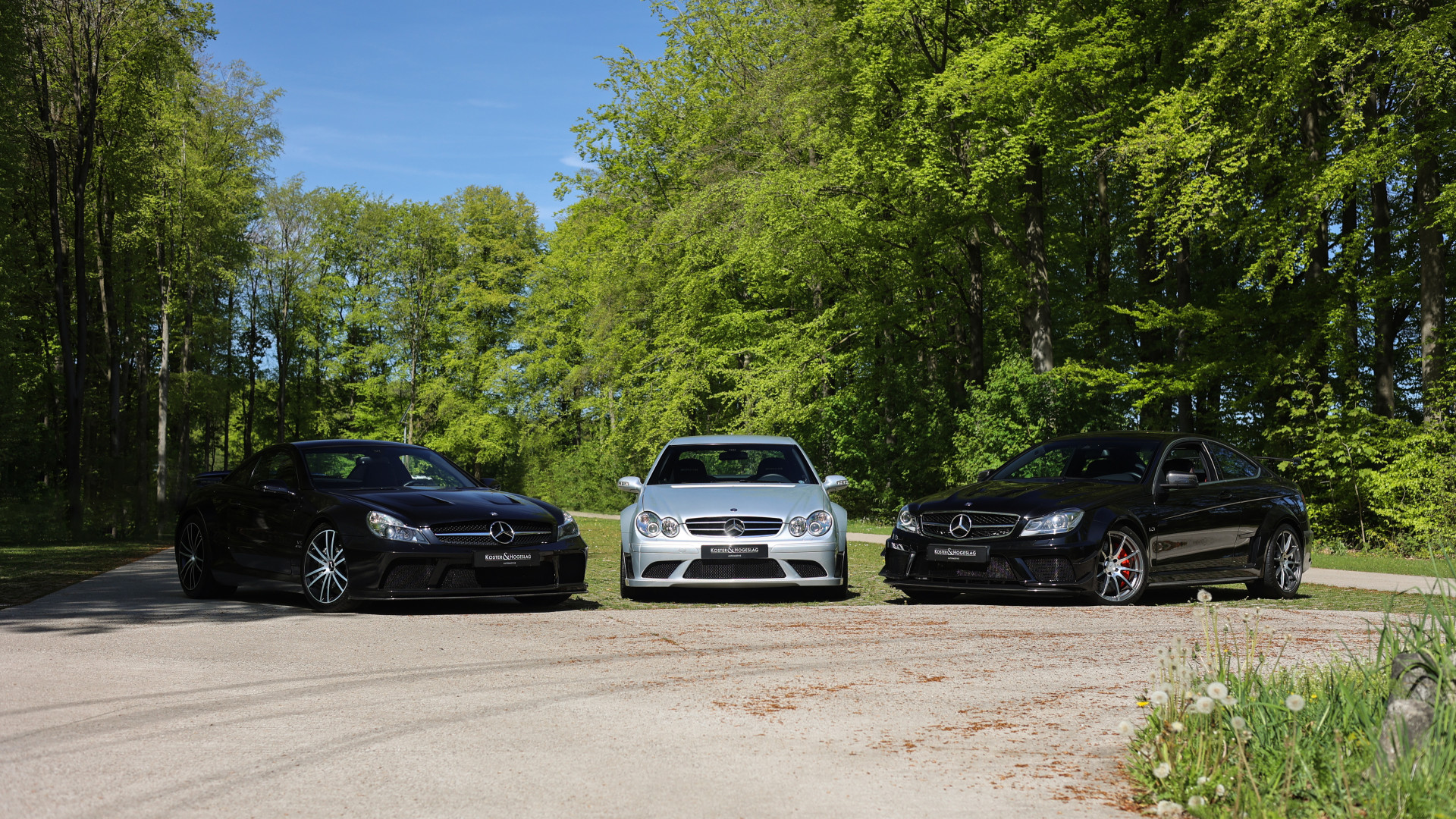 Triple threat: drie iconen uit de AMG Black Series lijn op één plek