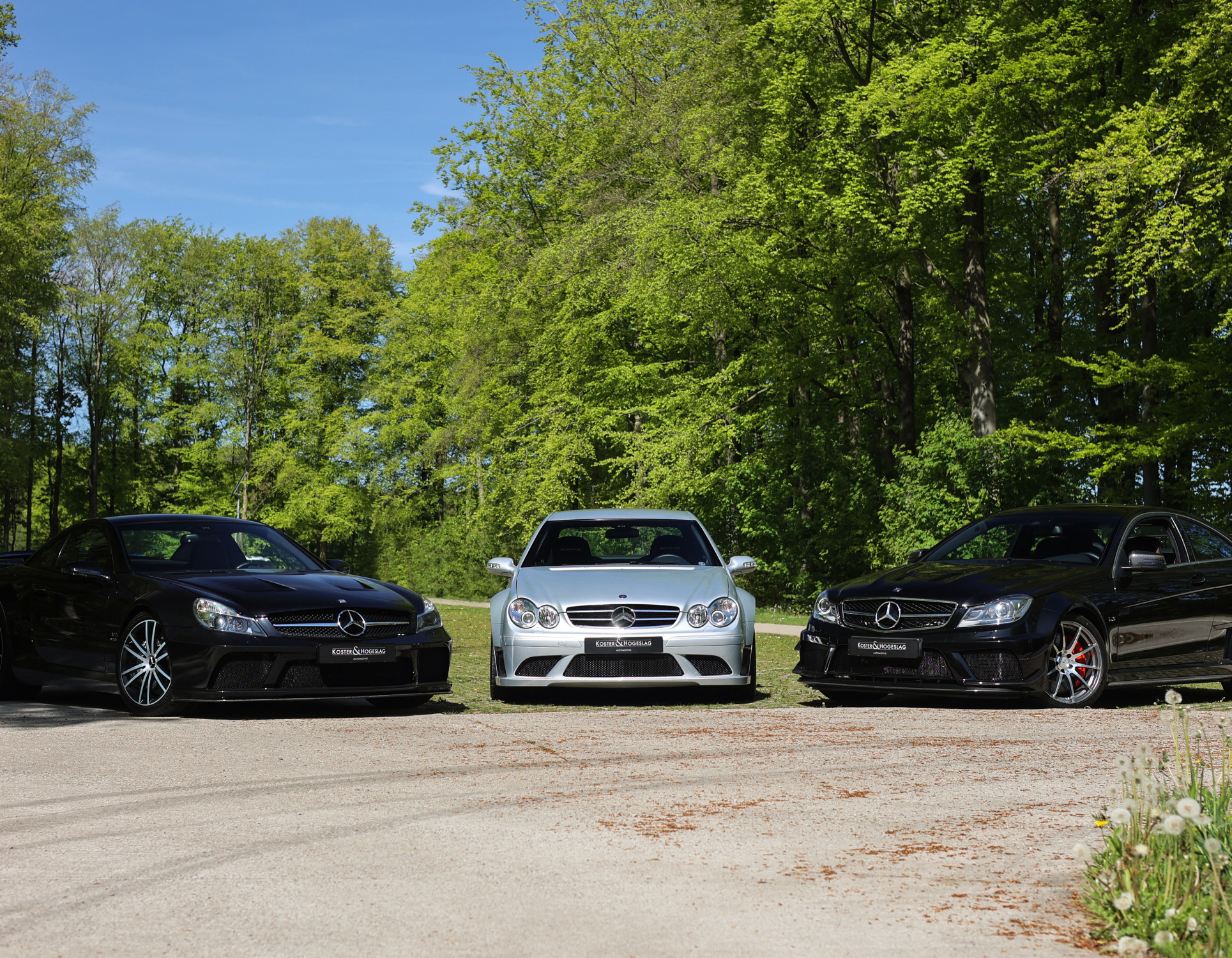 Triple threat: drie iconen uit de AMG Black Series lijn op één plek